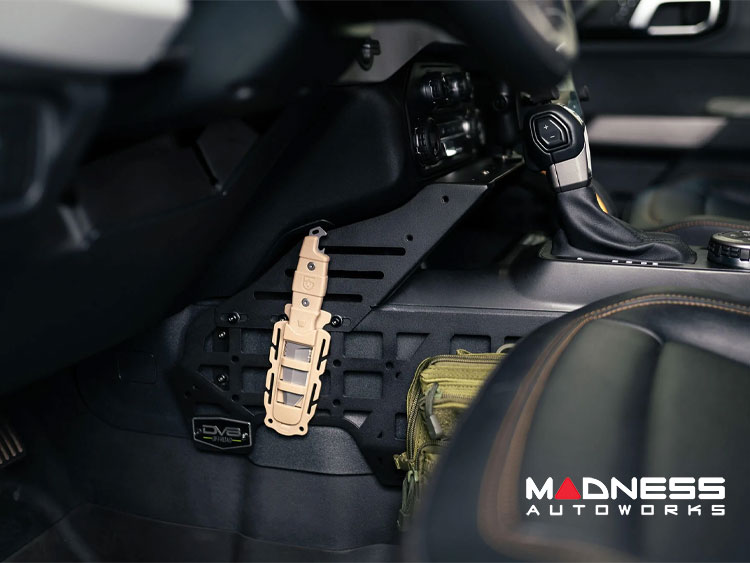 Ford Bronco Interior Upgrade - Center Console Molle Panels + Bridge - DV8
